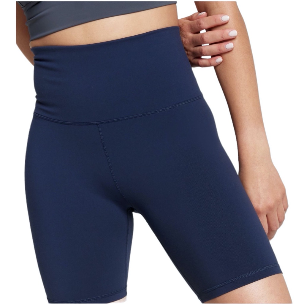 Calia By Carrie Underwood High Rise Essential Navy Blue 7" Inseam Bike Shorts